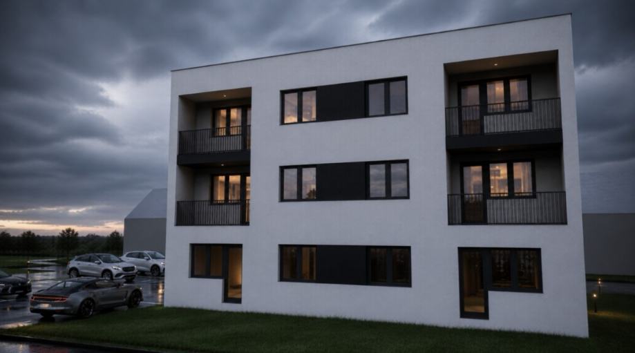 OSIJEK, TVRĐAVICA, dvosoban stan na 1.katu 59,33 m2 + PARKING, fotografija 2