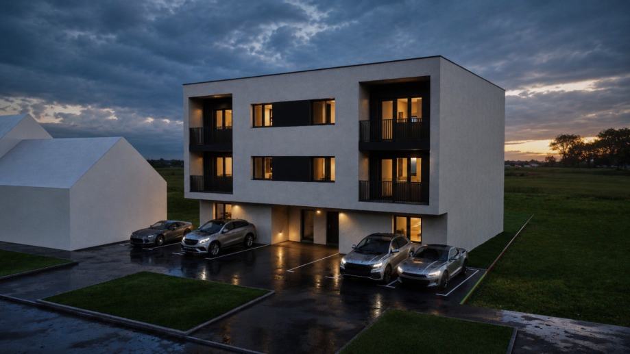 OSIJEK, DONJI GRAD, 4-soban stan na 2.katu 84,67 m2+ PARKING, fotografija 3